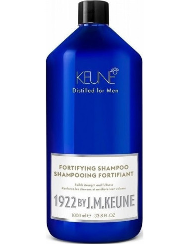 KEUNE 1922 Fortifying Shampoo - improves hair vitality and strength 1000ml