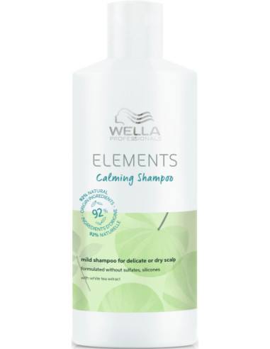 ELEMENTS CALMING SHAMPOO for dry or delicate scalp 500ml