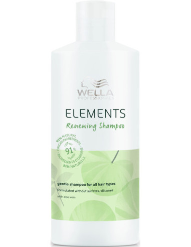 ELEMENTS RENEWING SHAMPOO for all hair types / normal to oily scalp 500ml