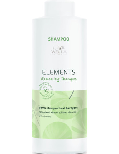 ELEMENTS RENEWING SHAMPOO for all hair types / normal to oily scalp 1000ml