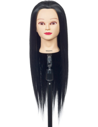 Mannequin head JESSY, 100% synthetic hair, 50-60cm