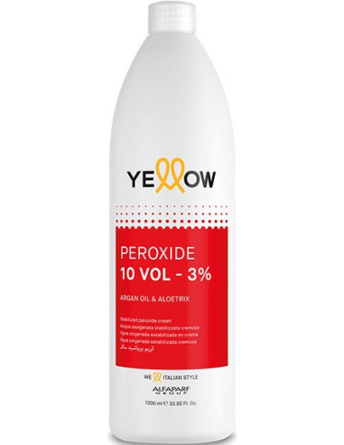 YELLOW COLOR PEROXIDE 10 VOL (3%) stabilized peroxide cream 1000ml