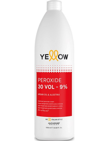 YELLOW COLOR PEROXIDE 30 VOL (9%) krēmveida oksidants 1000ml