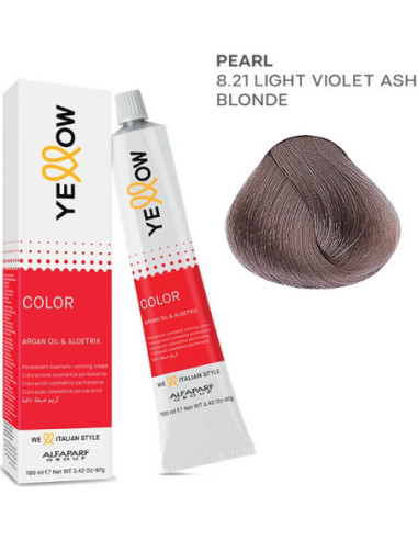 YELLOW COLOR перманентная крем-краска для волос Nr.8.2 100мл