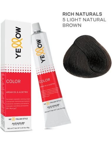 YELLOW COLOR перманентная крем-краска для волос Nr.5 100мл