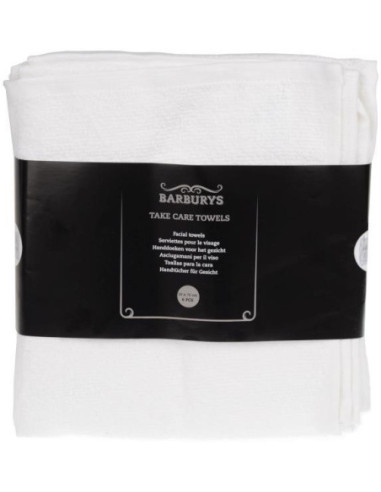 Cotton towel 20 x 70 cm, Barburys - white