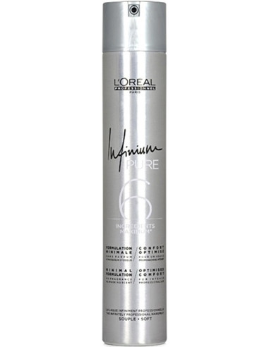 L'Oreal Professionnel Infinium Pure Souple hair spray Professional hair spray with incredible efficiency 500ml