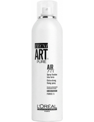 TECNI ART Air Fix 5. No Fragrance ļoti stipras fiksācijas sprejs bez smaržas, 400ml