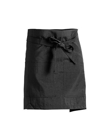 Artisan mini apron, Black, 100% nylon