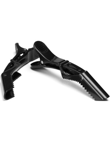 Hair clips Jawclips, 2-piece, ergonomically shaped, black 2pcs