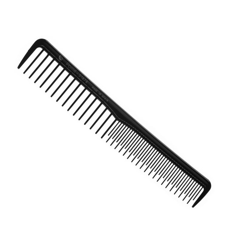 Comb 17.5 cm | Nylon 12pcs, Black, Multifunctional