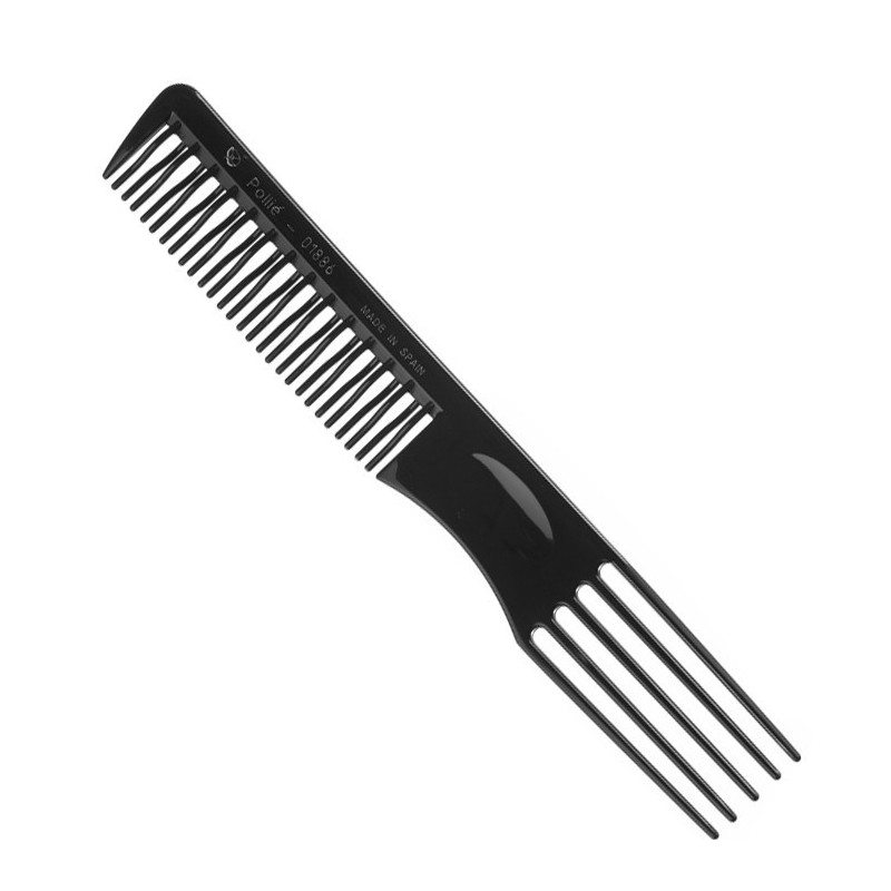 Comb 19.0 cm | Nylon, Black 12pcs