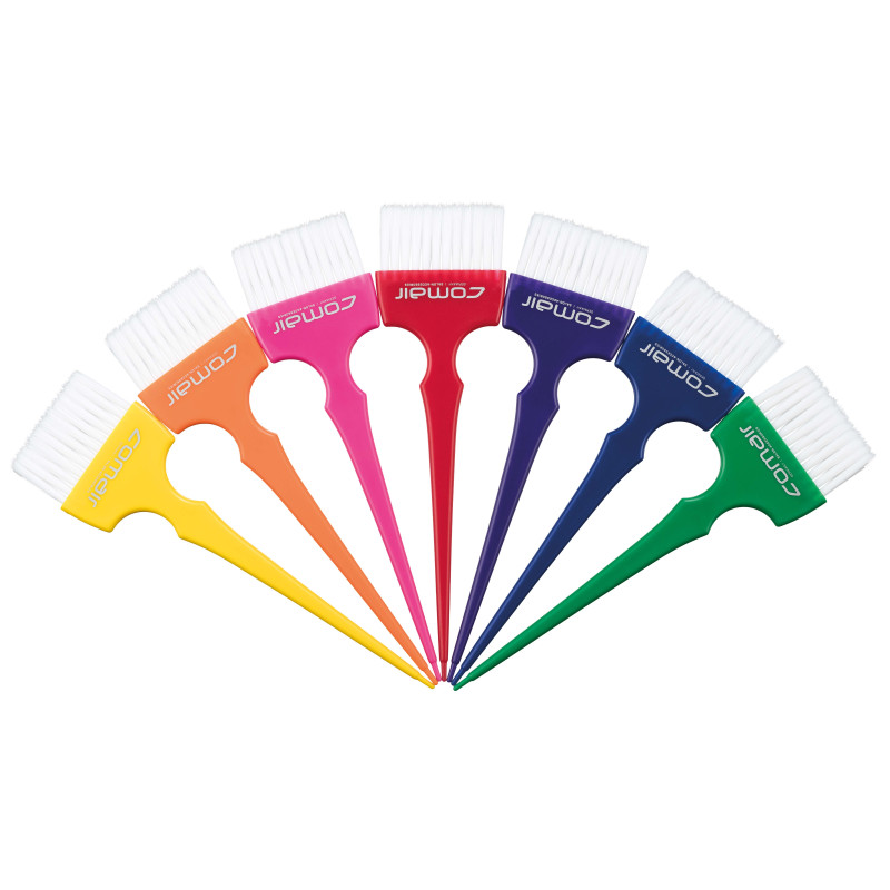 Tinting brushes Rainbow wide 7pcs