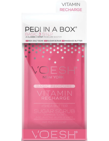 Voesh - Pedi in a Box - 4 Step Deluxe - Vitamin Recharge