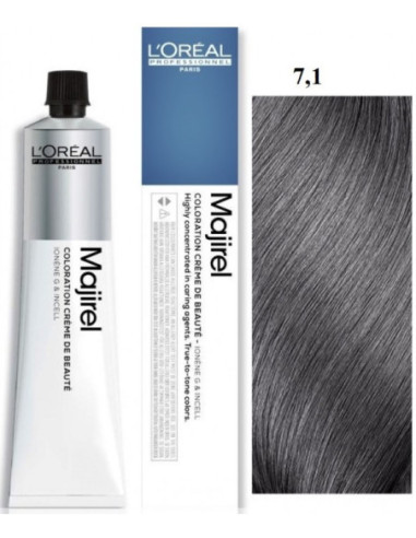Majirel Cool Inforced 7.1 краска для волос 50мл