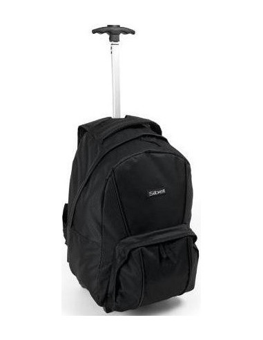 Backpack on wheels, with handle