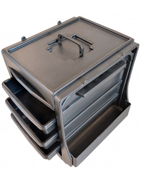 Легкий чемодан с ящиками