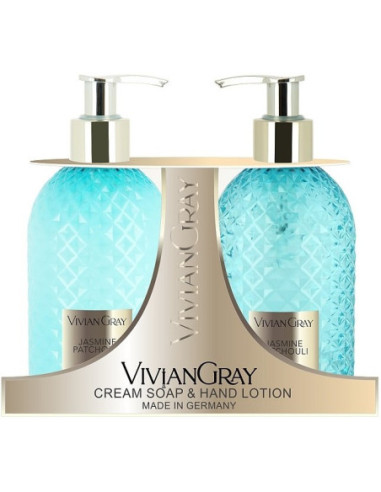 Gemstone Turquoise Set cream soap/hand lotion 2x300ml