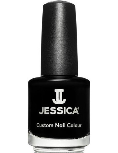 JESSICA Лак для ногтей CNC-758 Black Lustre 14,8мл