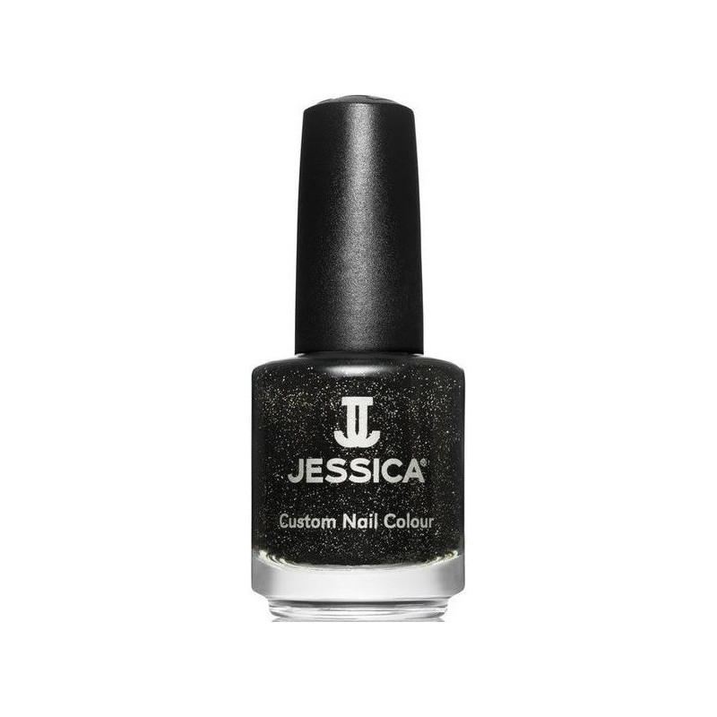 JESSICA Лак для ногтей CNC-645 Black Ice 14,8мл