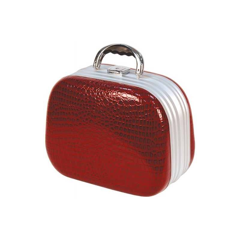 Lockable Suitcase, Red