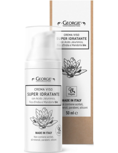 Face cream, ultra moisturizing-rejuvenating, hyaluronic acid / budget almond 50ml