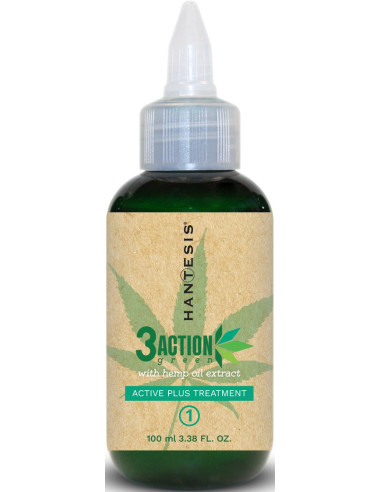 HANTESIS 3ACTION GREEN līdzeklis matiem NR1, ārstējošs/nomierinošs 100ml