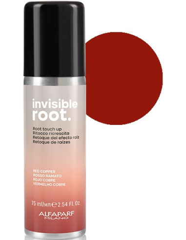 INVISIBLE ROOT Root Touch Up pigmented spray to instantly cover regrowth, RED COPPER SHADE, 75ml