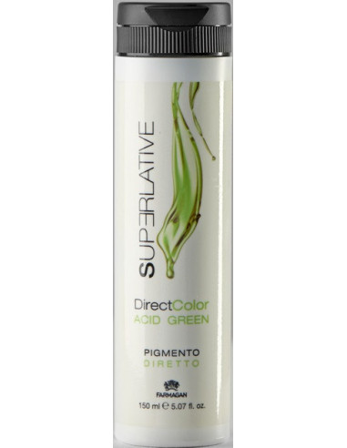 SUPERLATIVE DIRECT Pigment gel for hair coloring Acid Green 150ml