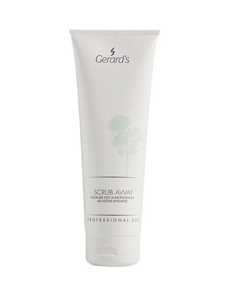 SCRUB AWAY Nogludinošs sejas gēlveida skrubis ar rīsa un bambusa mikro granulām 250ml