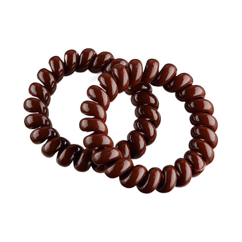 Rubber bands, Pack Of 2 Large, Spiral, Brown 55mm