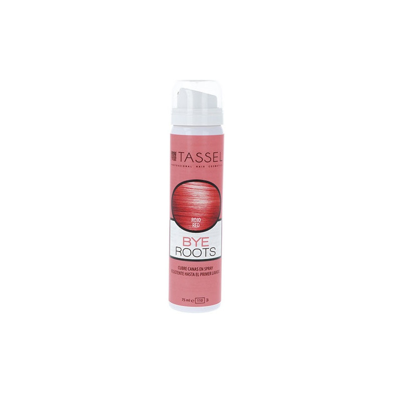 TASSEL BYE ROOTS Sprejs-krāsa, sirmām matu saknēm, sarkana 75ml