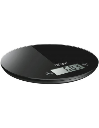 Black round digital scales