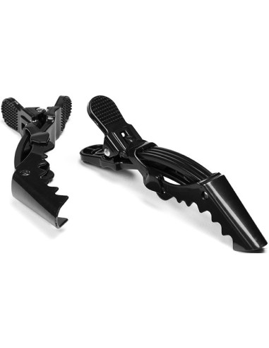 Hair clips Jawclips, 3-piece, ergonomically shaped, black 3pcs