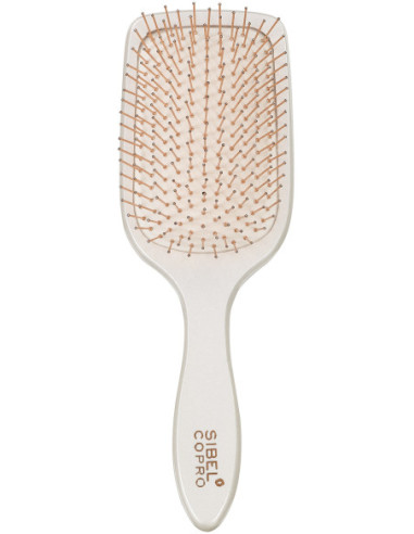 Wooden brush with copper bristles Sibel Copro Extra Large - 75 x 230 mm
