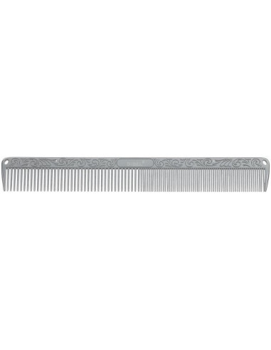 Comb for haircut, thick and sparse bristles, very durable, aluminum, antistatic 20cm