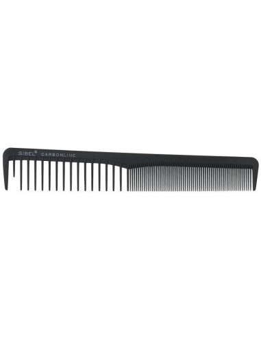 Comb for hair cutting and styling, carbon, antistatic, very durable 18cm