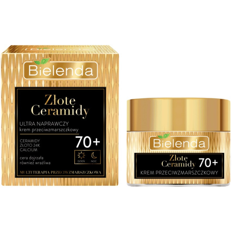 GOLDEN CERAMIDES, ultra restorative face cream 70+, day/night