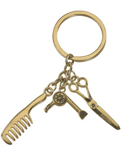 Key ring with hairdresser's...