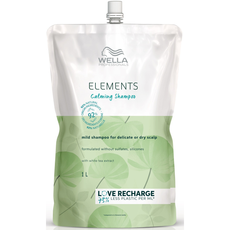 ELEMENTS CALMING SHAMPOO for dry or delicate scalp POUCH 1000ml