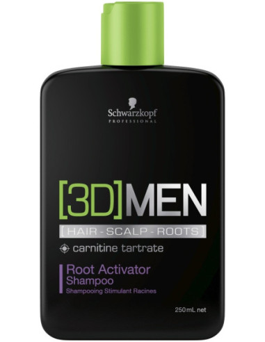 3D Men root activator shampoo 250ml