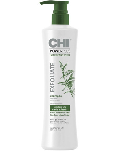 CHI Power Plus Exfoliate Shampoo Отшелушивающий и очищающий шампунь 950мл