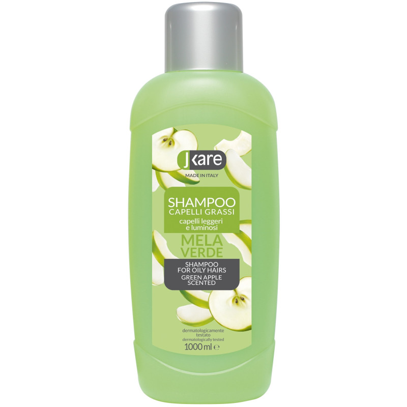 JACKLON JKARE Šampūns taukainiem matiem (zaļais ābols) 1000ml