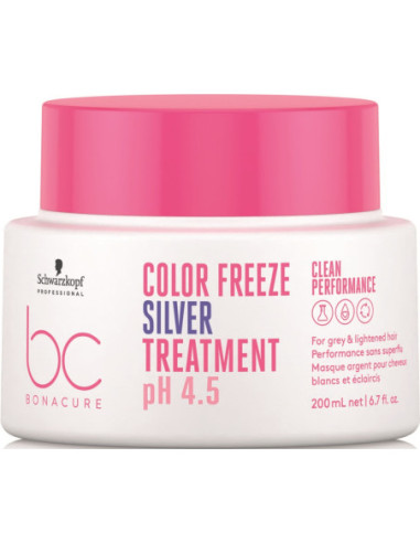 BC CP Color Freeze pH 4.5 sudraba maska 200ml