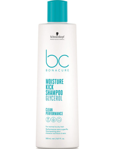 BC CP Moisture Kick Увлажняющий шампунь для сухих волос с Глицерином 500мл