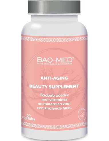BAO-MED Пищевая добавка, антивозрастная, для красивой и здоровой кожи, 60 капсул.