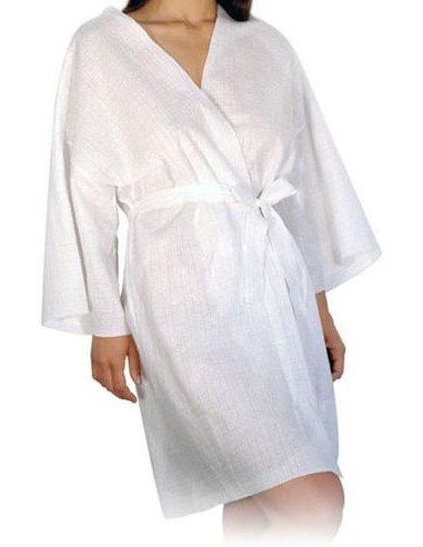 Kimono, non-woven material, white,...
