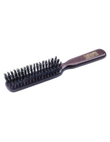 Hair styling brush, wild boar bristles, 4 rows