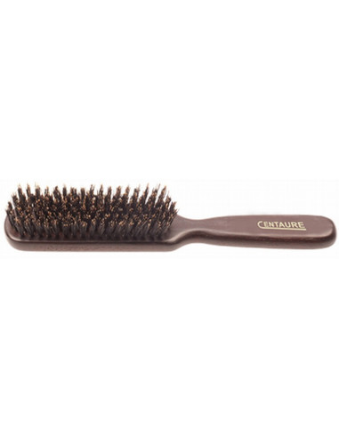 Hair styling brush, wild boar bristles, 6 rows