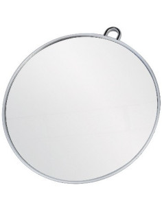 Mirror with handle, silver...